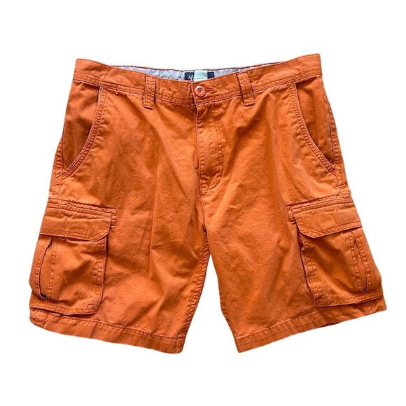St. John's Bay Other - St. John’s Bay Cargo Shorts Men's Size 36 Orange Button Fly Casual